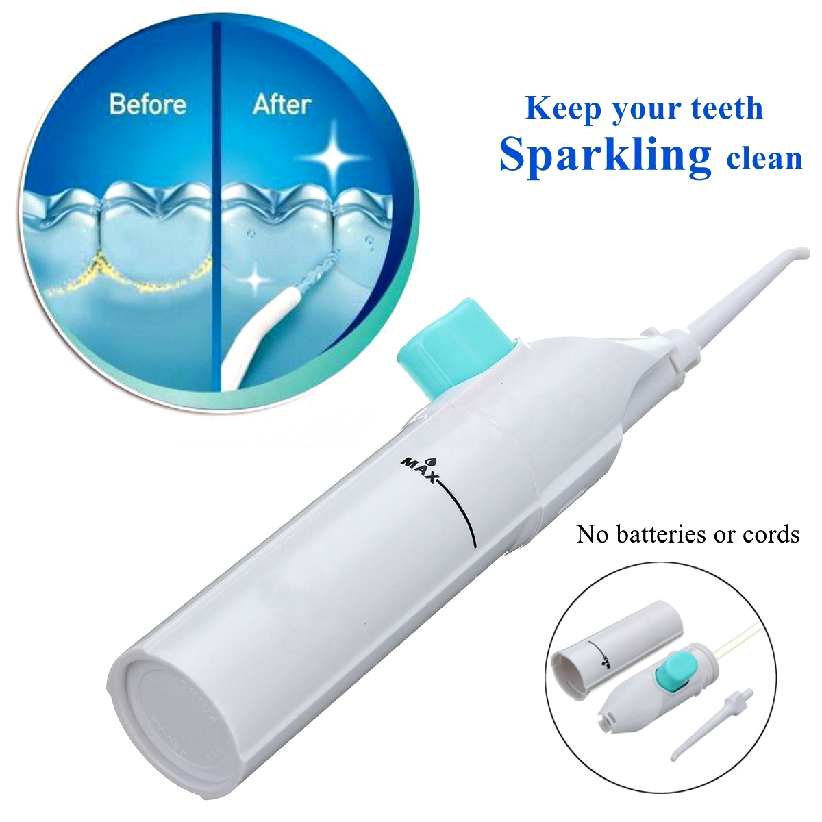 Buy Teeth Whitening Mouthwash Power Floss Dental Water Jet Flosser